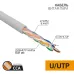 Витая пара U/UTP 4PR 23AWG CCA CAT6 PVC бухта 305м серый