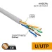 Витая пара U/UTP, CAT 5e, PVC, 4PR, 24AWG, INDOOR, SOLID, серый, 305м, серия LIGHT, РФ
