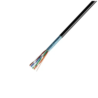 Витая пара F/UTP CAT 5e 4х2х0.48мм LSZH нг(А)-HF 24AWG OUT черный