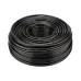 Кабель коаксиальный RG-6U, 75 Ом, CCS/Al/Al, 64%, OUT черный 100 м