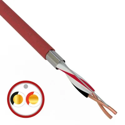 Кабель для пожарной сигнализации КПСВЭВнг(А)-LS 1x2x1,00 кв.мм, 200 м,
