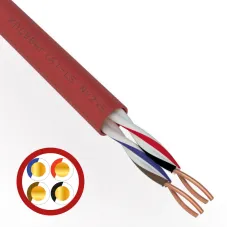 Кабель для пожарной сигнализации КПСВВнг(А)-LS 2x2x0,50 кв.мм, 200 м,