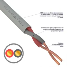 Кабель огнестойкий КПСнг(А)-FRLSLTx 1x2x1,00 кв мм, 200м,