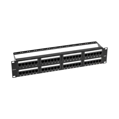 Патч-панель 19' CAT 5e 2U 48 портов UTP RJ45 Dual IDC с органайзерами