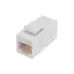 Адаптер проходной формата Keystone Jack RJ-45(8P8C) UTP CAT 5e
