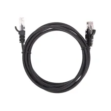 Патч-корд U/UTP, CAT 5e, RJ45-RJ45, 26AWG, LSZH, черный, 1,5м,