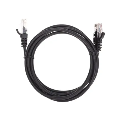 Патч-корд U/UTP, CAT 5e, RJ45-RJ45, 26AWG, LSZH, черный, 1,5м,