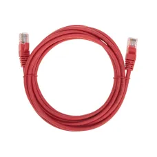 Патч-корд U/UTP, CAT 5e, RJ45-RJ45, 26AWG, LSZH, красный, 3м,