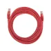 Патч-корд U/UTP, CAT 5e, RJ45-RJ45, 26AWG, LSZH, красный, 5м,