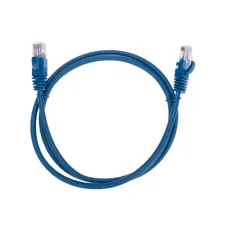 Патч-корд U/UTP, CAT 5e, RJ45-RJ45, 26AWG, LSZH, синий, 1м,