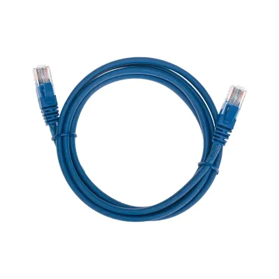 Патч-корд U/UTP, CAT 5e, RJ45-RJ45, 26AWG, LSZH, синий, 1,5м,