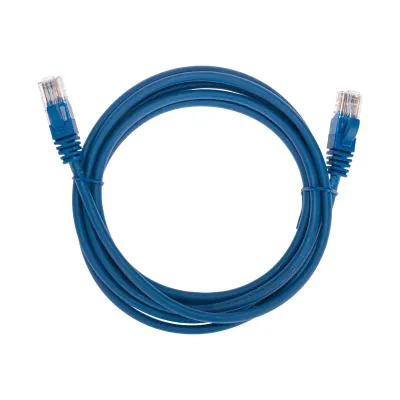 Патч-корд U/UTP, CAT 5e, RJ45-RJ45, 26AWG, LSZH, синий, 2м,