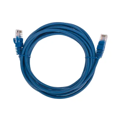Патч-корд U/UTP, CAT 5e, RJ45-RJ45, 26AWG, LSZH, синий, 3м,