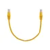 Патч-корд U/UTP, CAT 5e, RJ45-RJ45, 26AWG, LSZH, желтый, 0,3м,