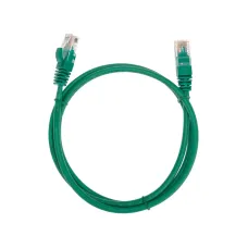 Патч-корд U/UTP, CAT 5e, RJ45-RJ45, 26AWG, LSZH, зеленый, 1м,