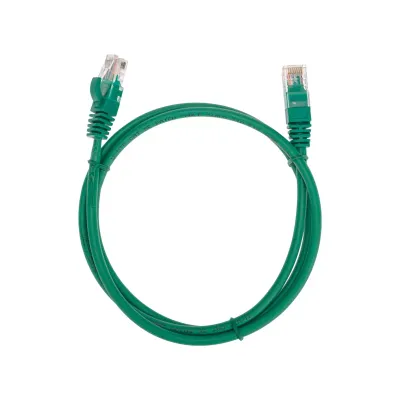 Патч-корд U/UTP, CAT 5e, RJ45-RJ45, 26AWG, LSZH, зеленый, 1м,