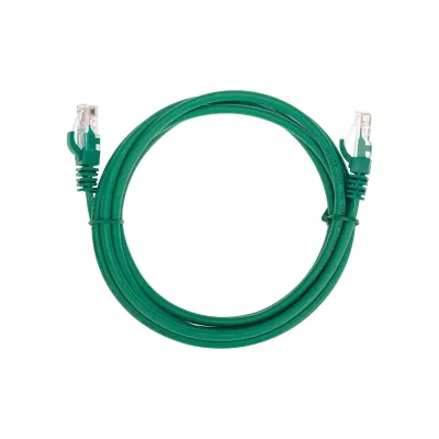 Патч-корд U/UTP, CAT 5e, RJ45-RJ45, 26AWG, LSZH, зеленый, 2м,