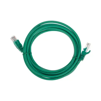 Патч-корд U/UTP, CAT 5e, RJ45-RJ45, 26AWG, LSZH, зеленый, 3м,