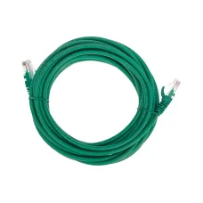 Патч-корд U/UTP, CAT 5e, RJ45-RJ45, 26AWG, LSZH, зеленый, 5м,