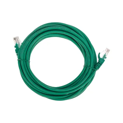 Патч-корд U/UTP, CAT 5e, RJ45-RJ45, 26AWG, LSZH, зеленый, 5м,