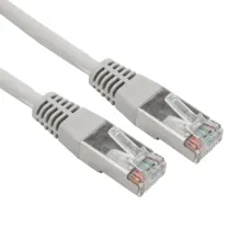Патч-корд F/UTP, CAT 5e, RJ45-RJ45, 26AWG, LSZH, серый, 0,3м,