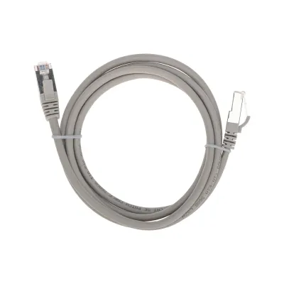 Патч-корд F/UTP, CAT 5e, RJ45-RJ45, 26AWG, LSZH, серый, 1,5м,
