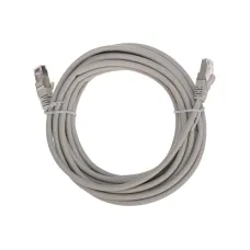 Патч-корд F/UTP, CAT 5e, RJ45-RJ45, 26AWG, LSZH, серый, 5м,