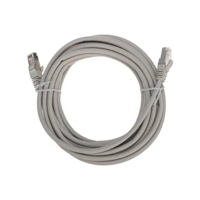 Патч-корд F/UTP, CAT 5e, RJ45-RJ45, 26AWG, LSZH, серый, 5м,