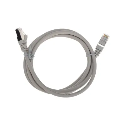 Патч-корд F/UTP CAT 6, RJ45-RJ45, 26AWG, LSZH, серый, 1.5м,
