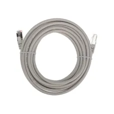Патч-корд F/UTP CAT 6, RJ45-RJ45, 26AWG, LSZH, серый, 5м,