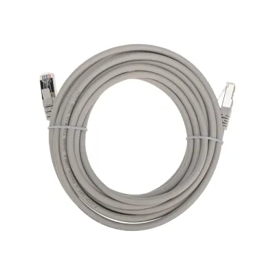 Патч-корд F/UTP CAT 6, RJ45-RJ45, 26AWG, LSZH, серый, 5м,
