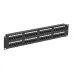 Патч-панель 19' CAT6 2U 48 портов UTP RJ45 Dual IDC с органайзерами
