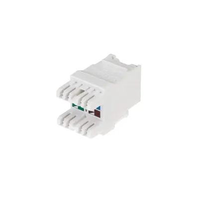 Модуль Keystone Jack RJ-45(8P8C) CAT 6 неэкранированный UTP, 180 градусов, пылезащитная шторка