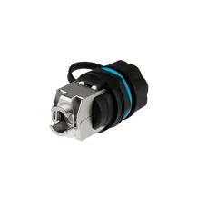 Индустриальный соединительный модуль RJ-45(8P8C), FTP, CAT 6, IP68