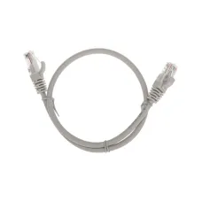 Патч-корд U/UTP CAT 6, RJ45-RJ45, 26AWG, LSZH, серый, 0.5м,