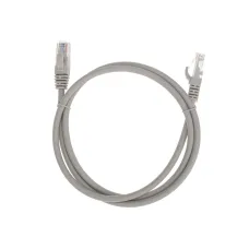 Патч-корд U/UTP CAT 6, RJ45-RJ45, 26AWG, LSZH, серый, 1м,