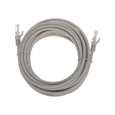 Патч-корд U/UTP CAT 6, RJ45-RJ45, 26AWG, LSZH, серый, 5м,