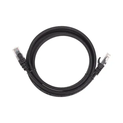 Патч-корд U/UTP CAT 6, RJ45-RJ45, 26AWG, LSZH, черный, 1.5м,