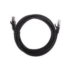 Патч-корд U/UTP CAT 6, RJ45-RJ45, 26AWG, LSZH, черный, 3м,