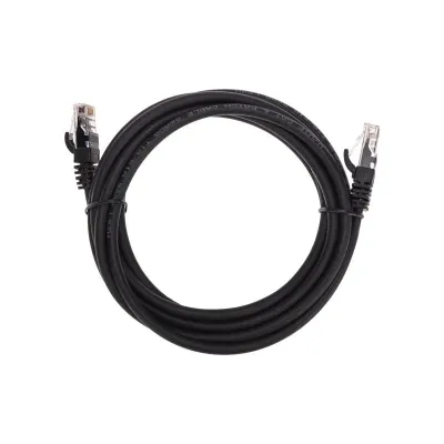 Патч-корд U/UTP CAT 6, RJ45-RJ45, 26AWG, LSZH, черный, 3м,