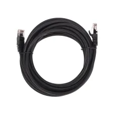 Патч-корд U/UTP CAT 6, RJ45-RJ45, 26AWG, LSZH, черный, 5м,