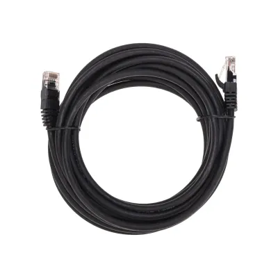 Патч-корд U/UTP CAT 6, RJ45-RJ45, 26AWG, LSZH, черный, 5м,