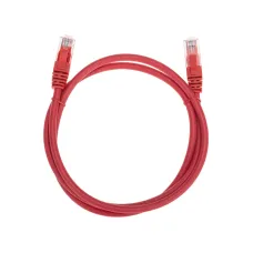 Патч-корд U/UTP CAT 6, RJ45-RJ45, 26AWG, LSZH, красный, 1м,