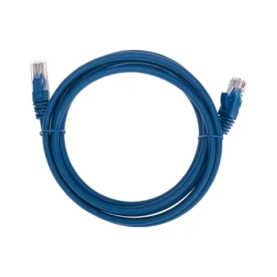 Патч-корд U/UTP CAT 6, RJ45-RJ45, 26AWG, LSZH, синий, 2м,