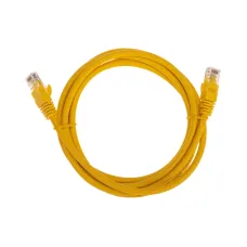 Патч-корд U/UTP CAT 6, RJ45-RJ45, 26AWG, LSZH, желтый, 2м,