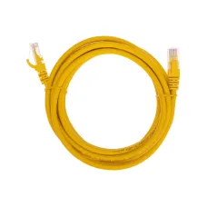 Патч-корд U/UTP CAT 6, RJ45-RJ45, 26AWG, LSZH, желтый, 3м,