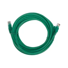 Патч-корд U/UTP CAT 6, RJ45-RJ45, 26AWG, LSZH, зеленый, 5м,