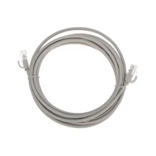 Патч-корд U/UTP CAT 6A (10G), RJ45-RJ45, 28AWG, LSZH, серый, 3м,