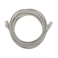 Патч-корд U/UTP CAT 6A (10G), RJ45-RJ45, 28AWG, LSZH, серый, 5м,