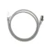 Патч-корд S/FTP CAT 6A (10G), RJ45-RJ45, 28AWG, LSZH, серый, 1м,